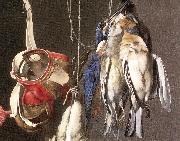 Willem van Hunting Still-Life (detail) USA oil painting reproduction